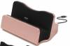 Charge + sync dock  micro 5p connect for Samsung, LG, HTC SKY ETC (pink) (OEM)